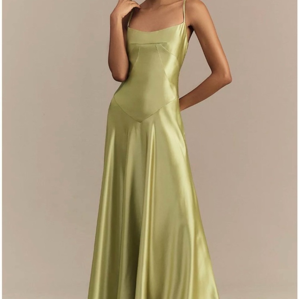 Mare Mare Emmy Satin Corset Maxi Dress Size Small